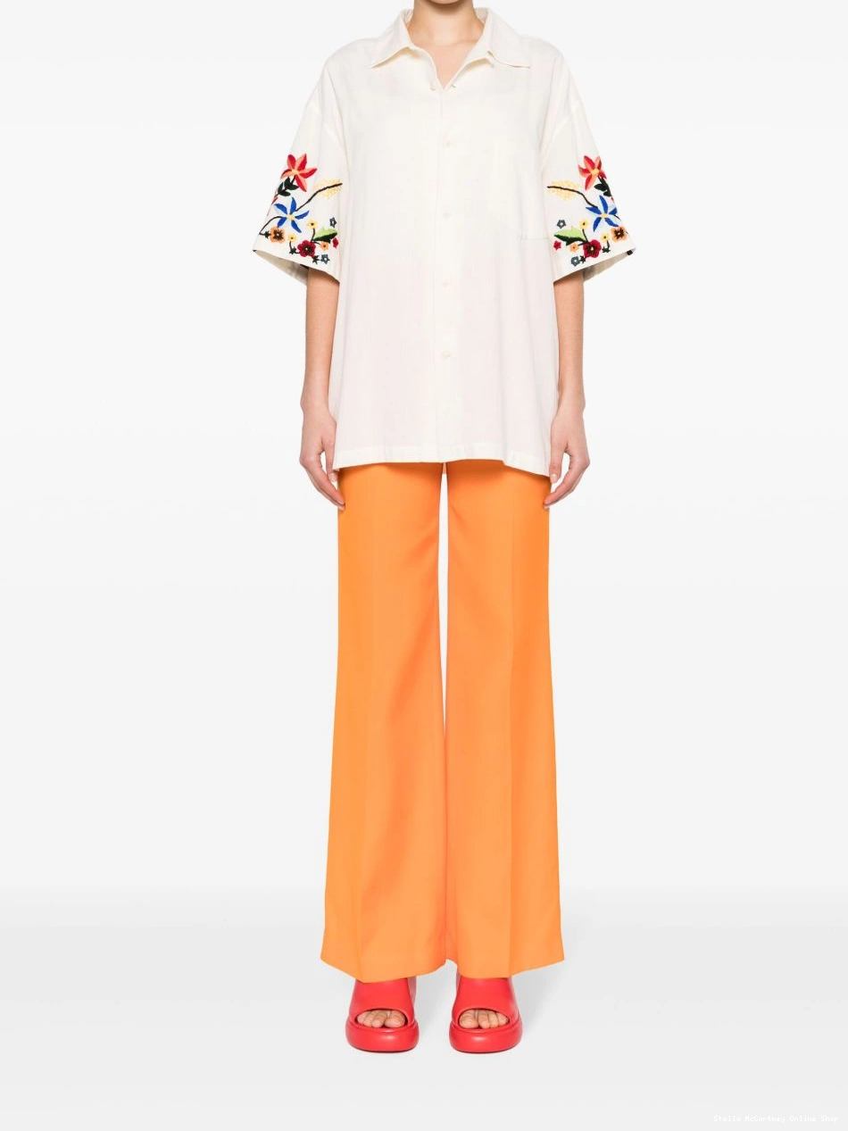 Cheap McCartney mid-rise Stella trousers flared Women 0823